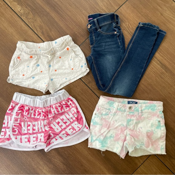 Girls shorts & legging bundle, size 7 8 - Picture 1 of 9